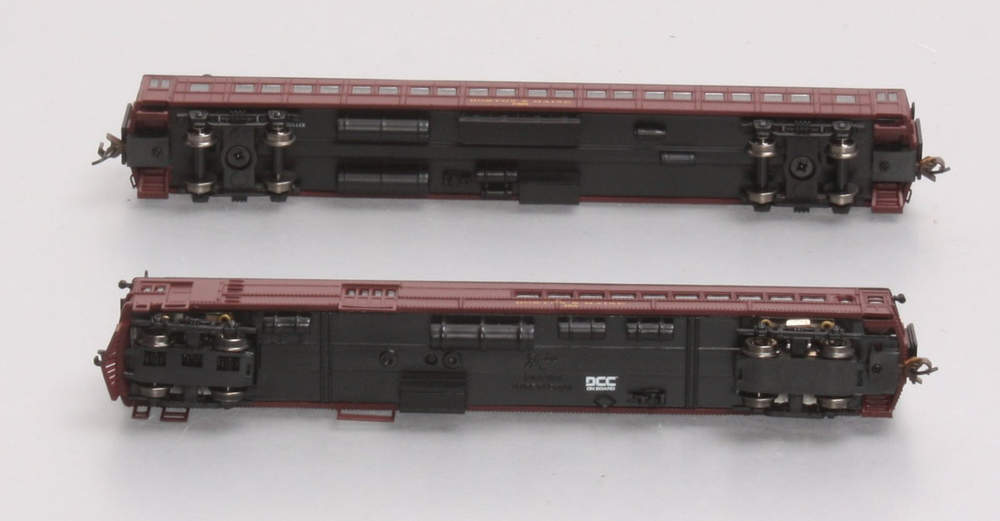 Bachmann 81467 N B&M EMC Gas Electric Doodlebug w/ Trailer Coach (DCC)