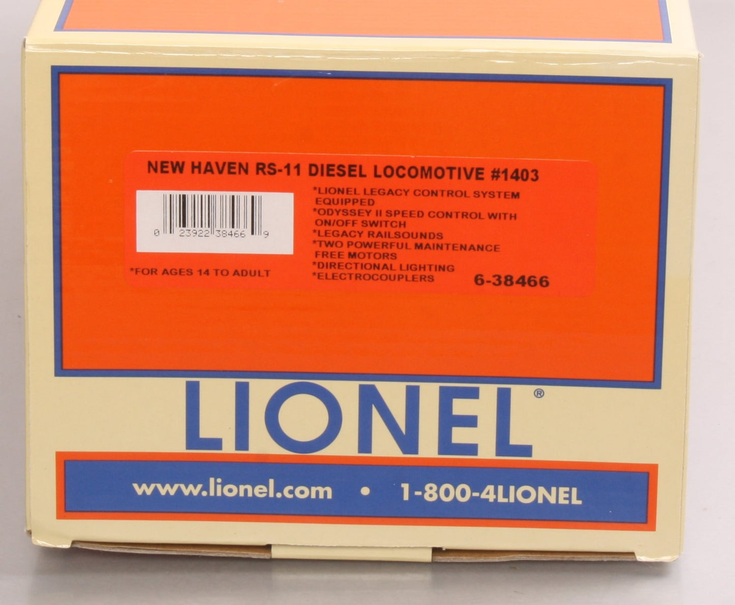 Lionel 6-38466 New Haven Legacy RS-11 Diesel Locomotive #1403