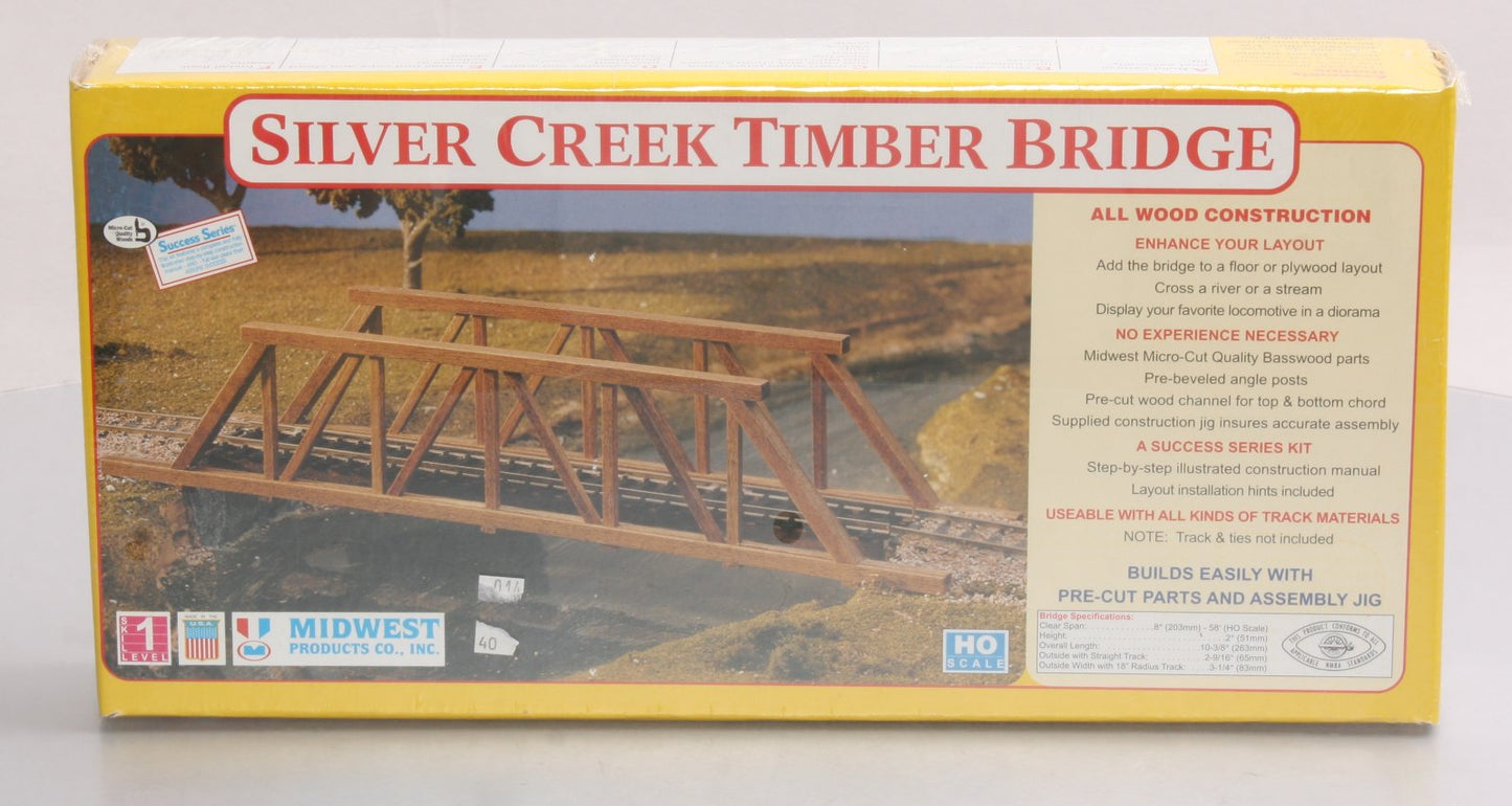 Midwest Products 3050 HO Silver Creek Timber Bridge Kit