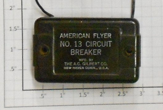 American Flyer No. 13 S Gauge Circuit Breaker