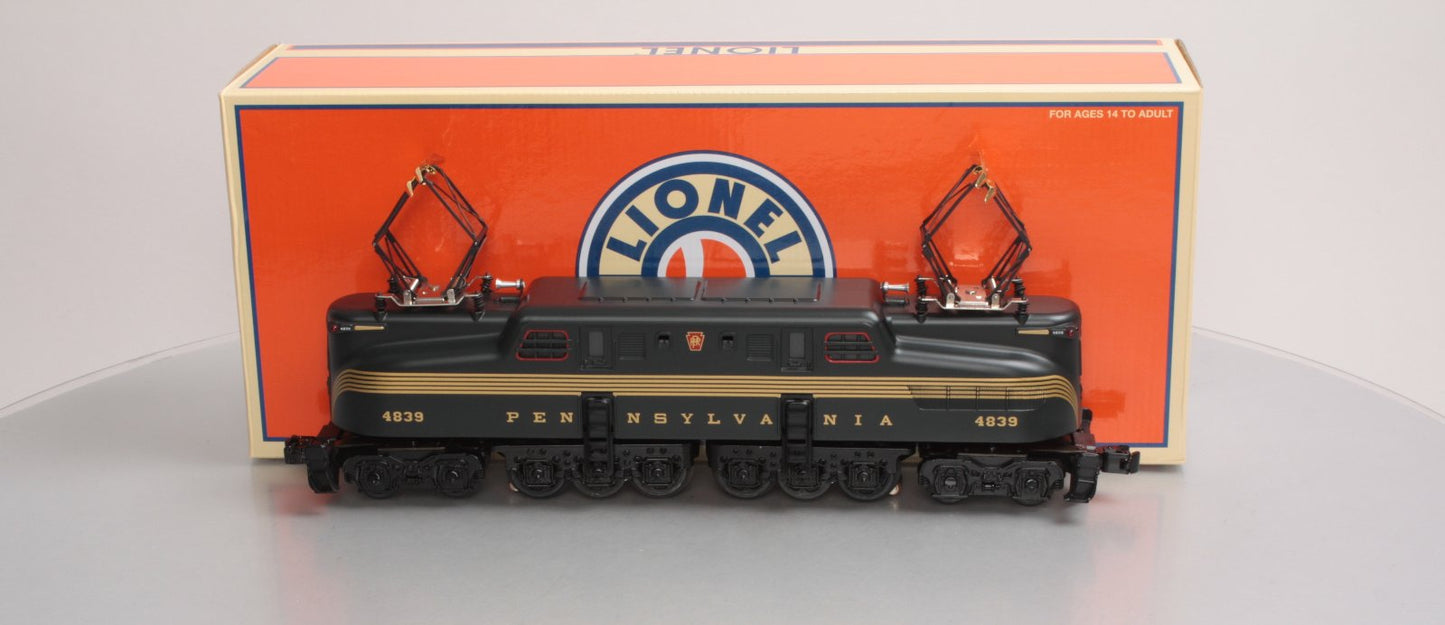 Lionel 6-38521 Pennsylvania GG-1 Electric Locomotive #4839