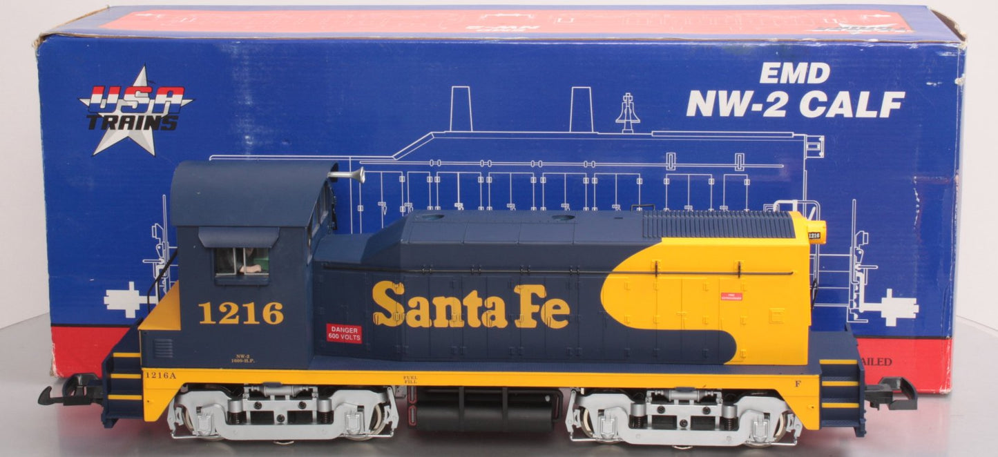 USA Trains 22003 G Santa Fe NW-2 Cow Diesel Locomotive #1216