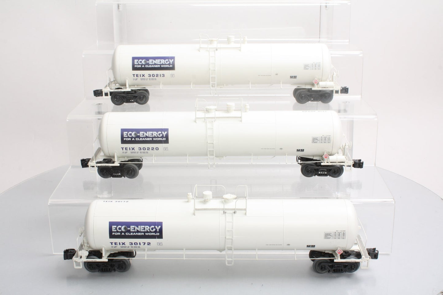 Lionel 6-27410 O VISIONLINE Ethanol Tank Car with Freight Sounds (Set of 3)