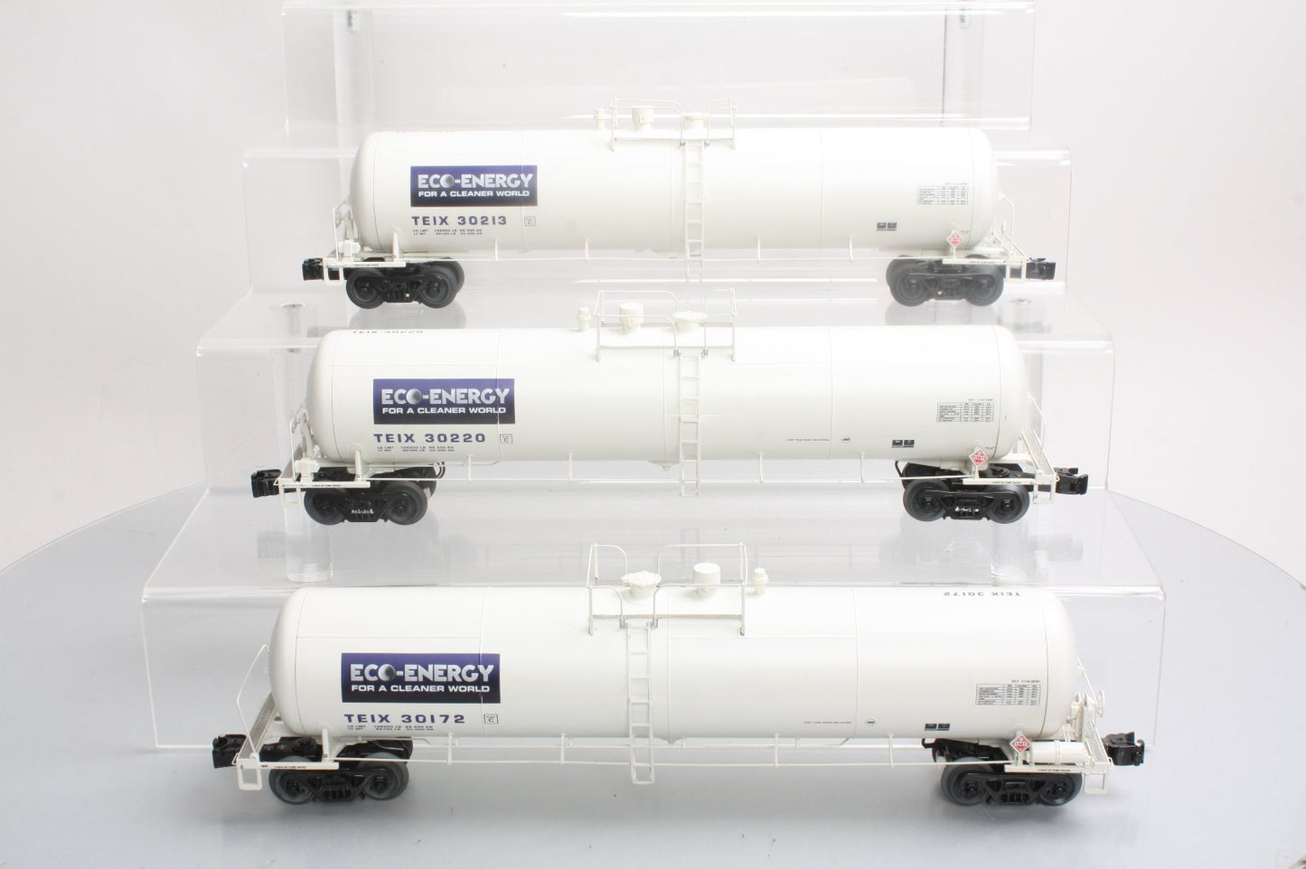 Lionel 6-27410 O VISIONLINE Ethanol Tank Car with Freight Sounds (Set of 3)