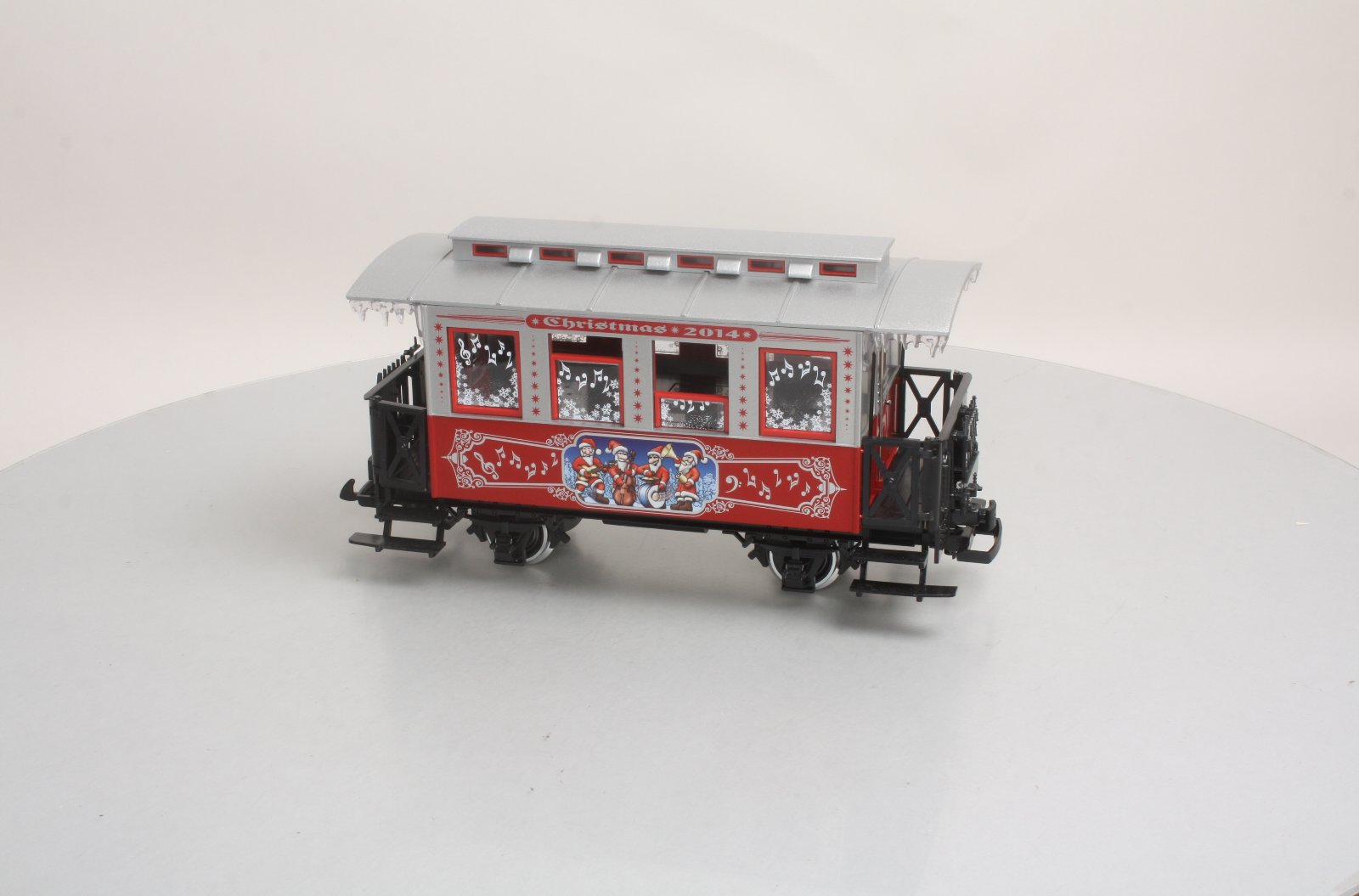 LGB christmas rail car shops with sound G scale