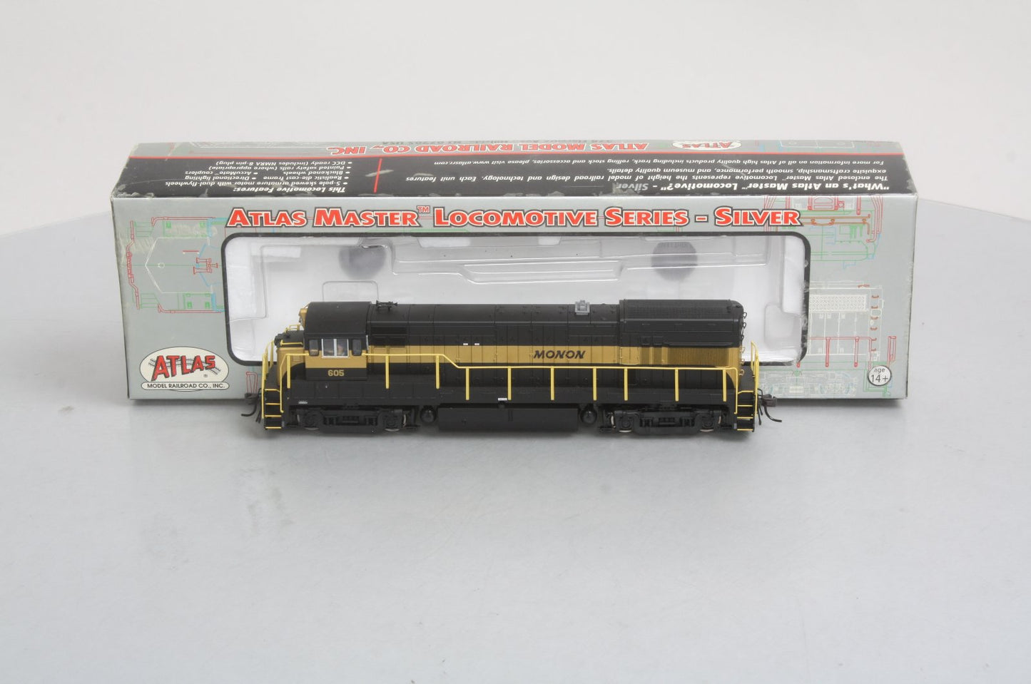 Atlas 10000824 HO Scale Monon U23B Powered Diesel Locomotive