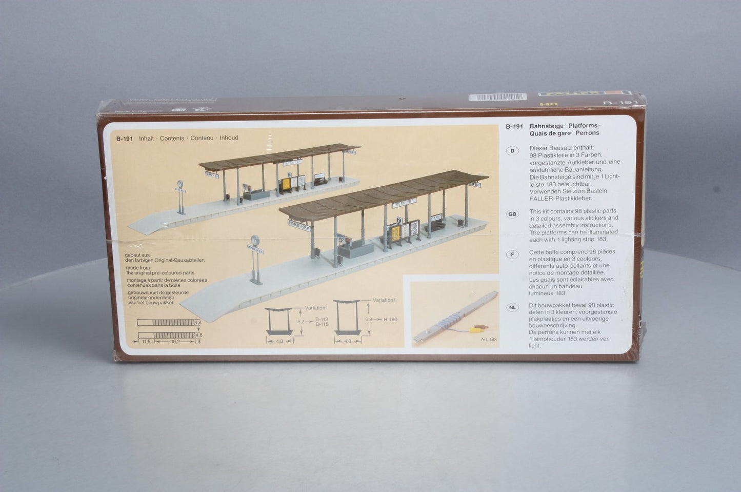 Faller B-191 HO Scale Platforms