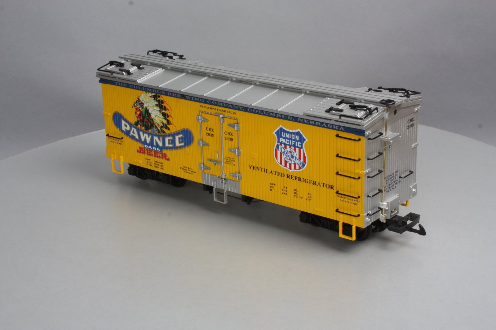 G-SCALE SOUTHERN #1954 REFRIGERATOR CAR w/ hot SOUND