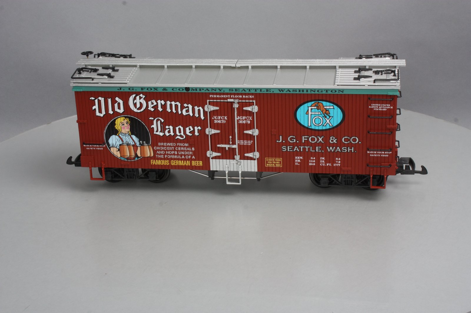 G-SCALE LGB NEW YORK CENTRAL REFRIGERATOR CAR - cheapest M.D.T.#16560