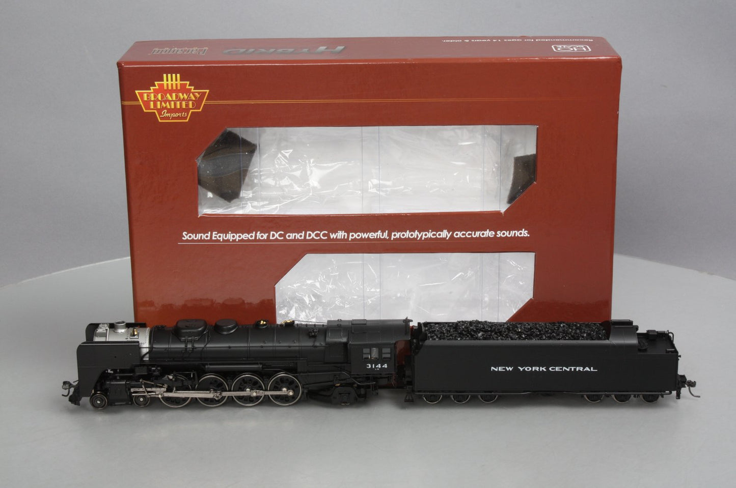 Broadway Limited 1288 HO NYC L-4b Mohawk 4-8-2 Hybrid Steam Loco DCC/Sound #3144