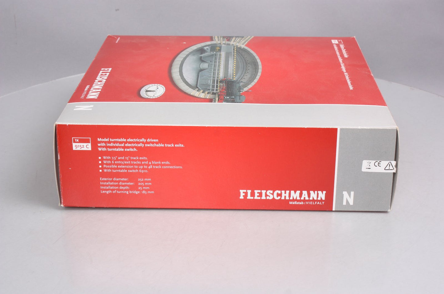 Fleischmann 9152 N Scale Turntable