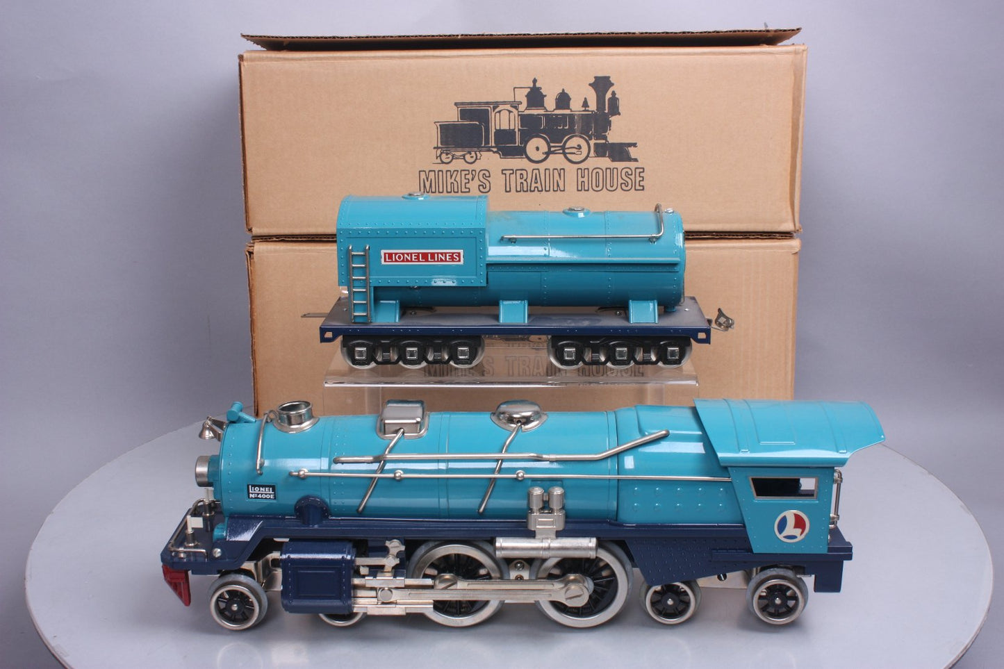 MTH 400E Blue Comet Steam Locomotive & Tender