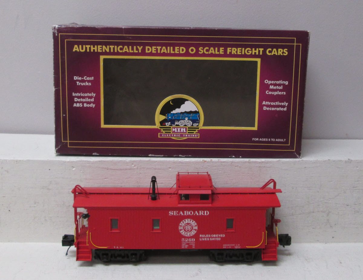 MTH 20-91258 O Gauge Seaboard CA-1 Woodsided Caboose #5629