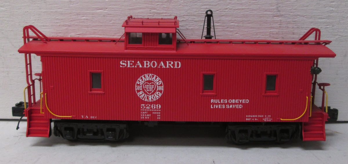 MTH 20-91258 O Gauge Seaboard CA-1 Woodsided Caboose #5629