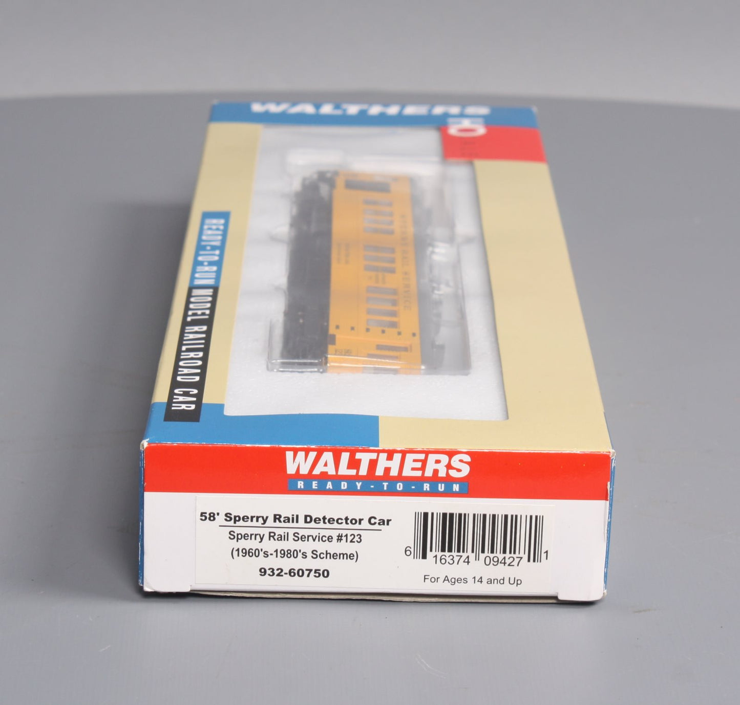 Walthers 932-60750 HO Scale Sperry Rail Service 58' Detector Car #123