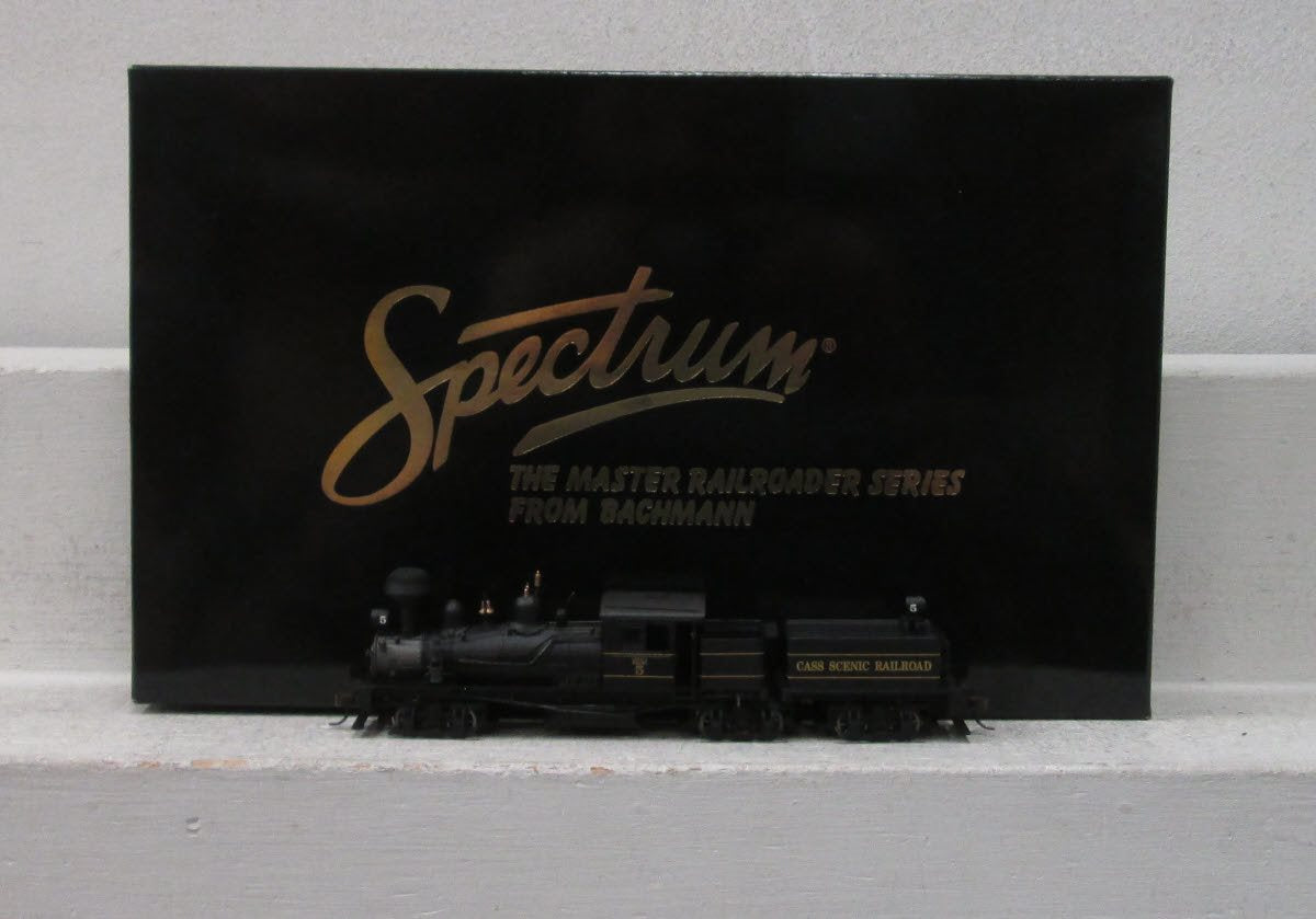 Bachmann 81906 HO Cass Scenic RR Three Truck Shay Steel Cab Steam Loco w/DC