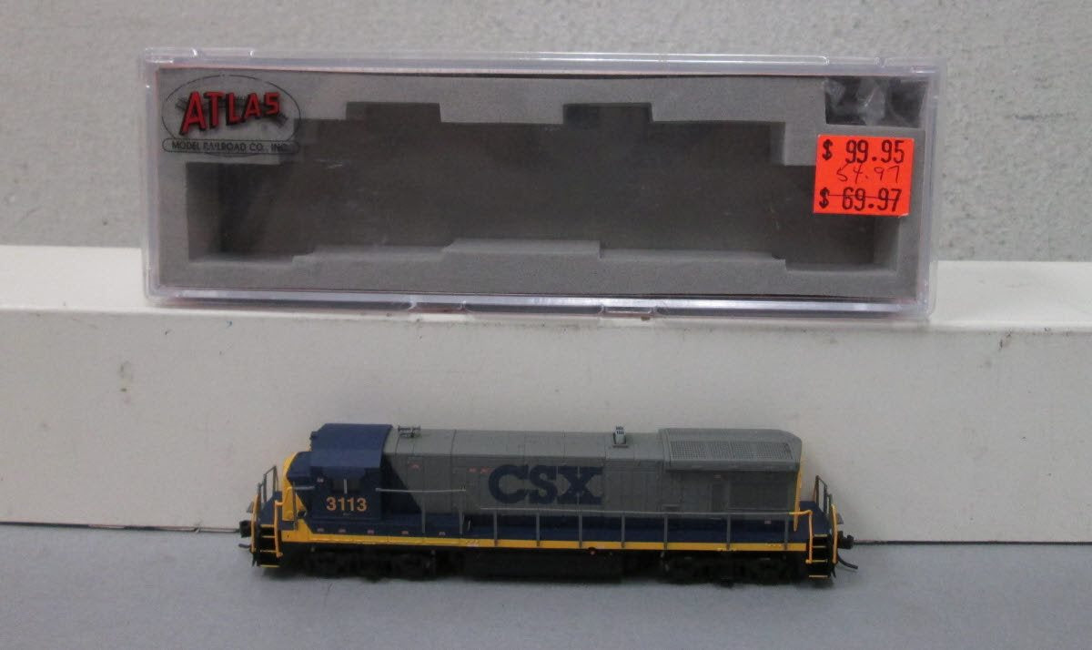 Atlas 49752 N Scale CSX B23-7 Diesel Locomotive #3113