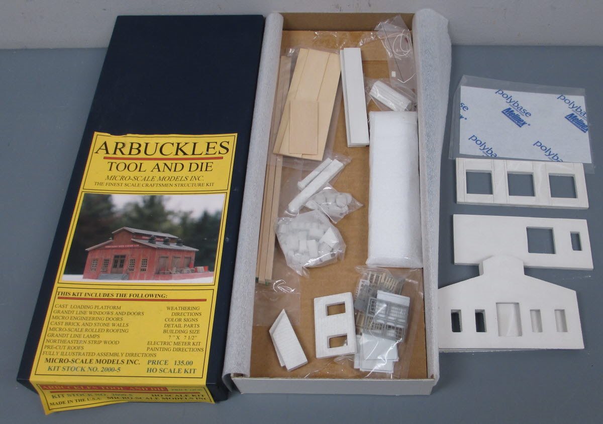 Micro-Scale Models 2000-5 HO Scale Arbuckles Tool & Die Craftsman Structure Kit