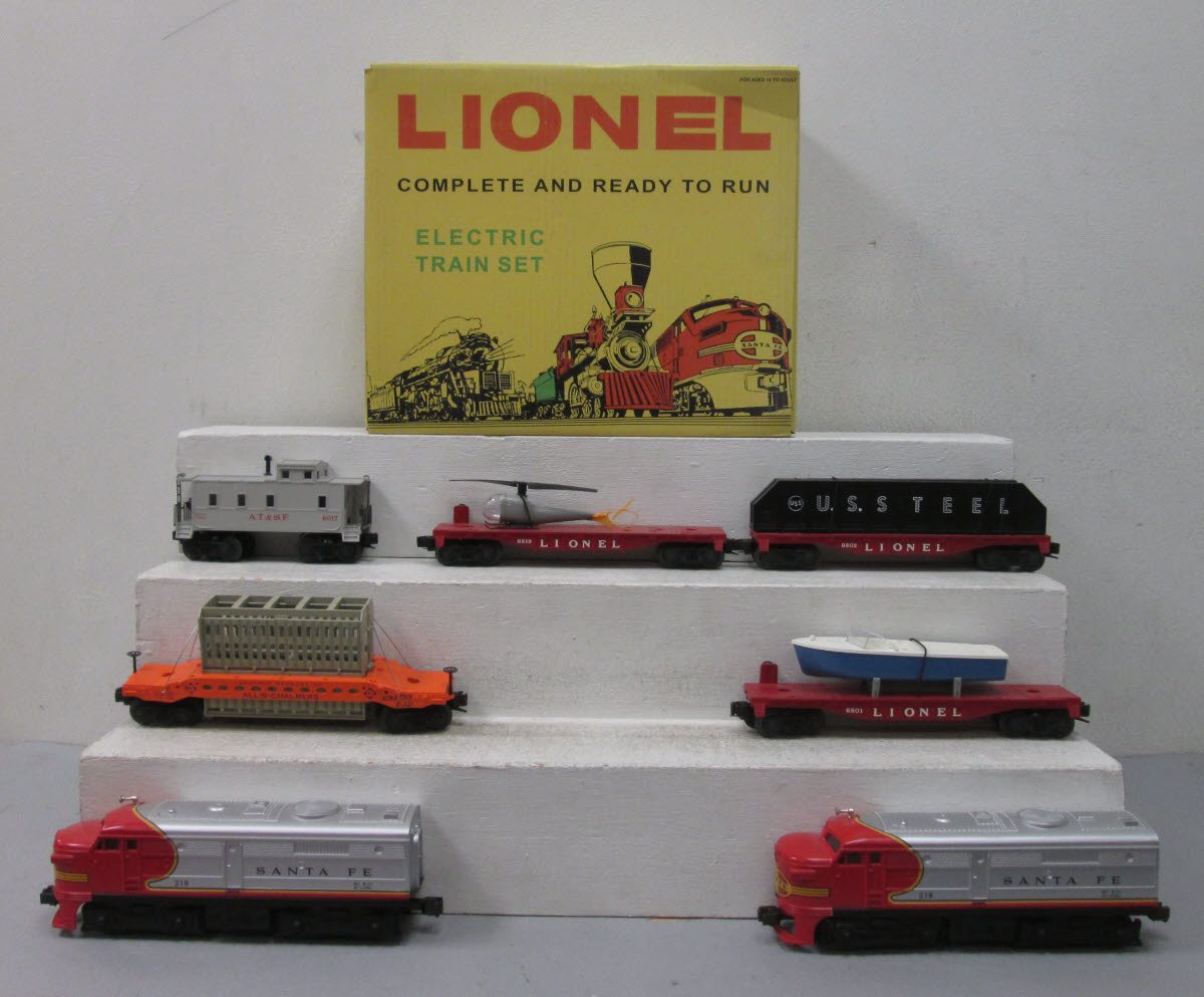 Lionel 6-38342 Santa Fe Alco O Gauge Diesel Freight Train Set #1619W