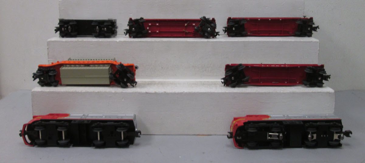 Lionel 6-38342 Santa Fe Alco O Gauge Diesel Freight Train Set #1619W