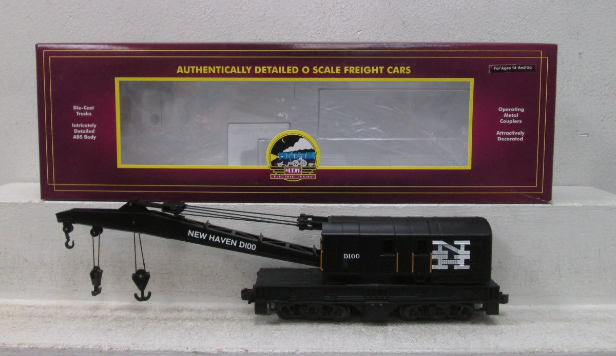 MTH 20-98975 O Gauge New Haven Crane Car #D100