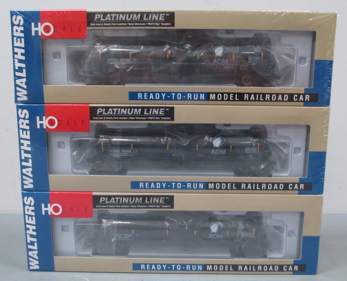 Walthers 932-341169 HO ADMX Trinity 30,145 Gallon Tank Cars (Set of 3)