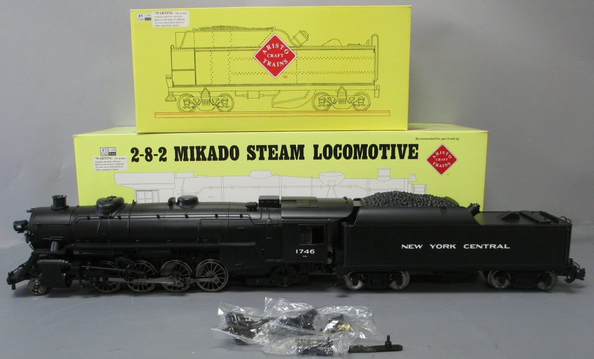 Aristo-Craft 21512 NYC 2-8-2 Mikado Steam Loco.