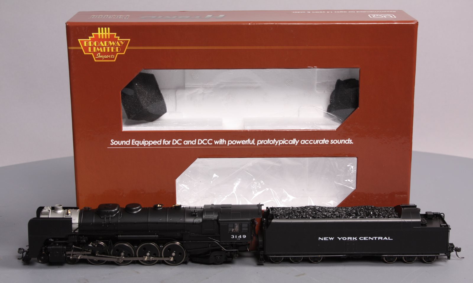 Broadway Limited 1287 HO NYC 4-8-2 Mohawk Hybrid Steam Locomotive & Te ...