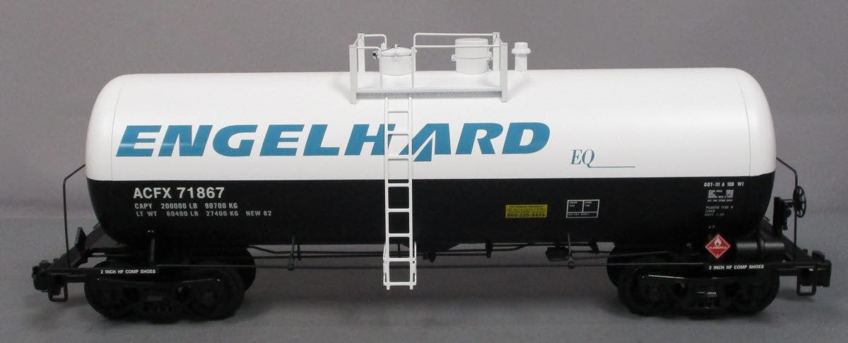 USA Trains R15257 G Engelhard 42' Modern Tank Car (White, Black)