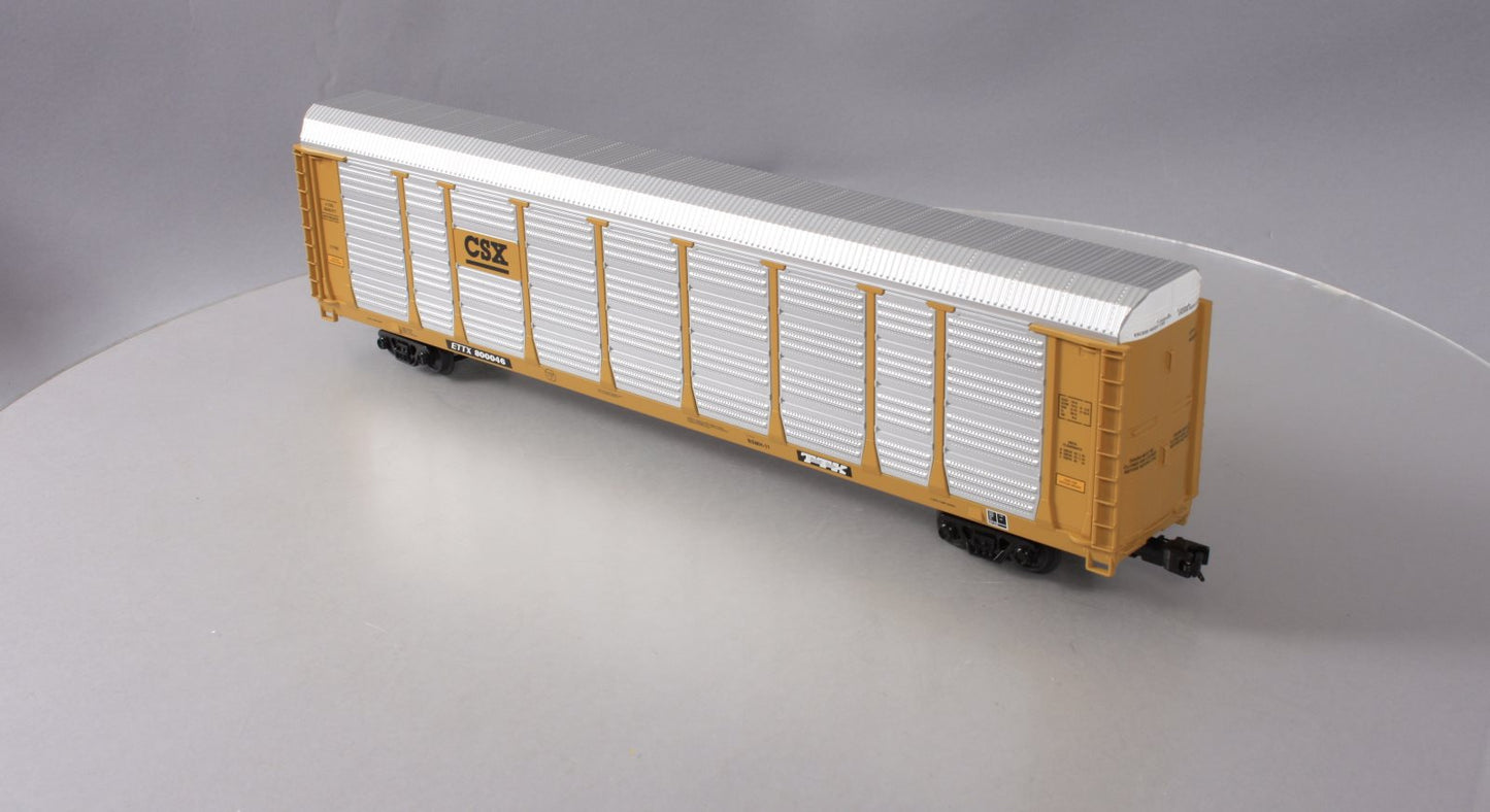 MTH 20-98798 O Gauge CSX Corrugated Auto Carrier #800046