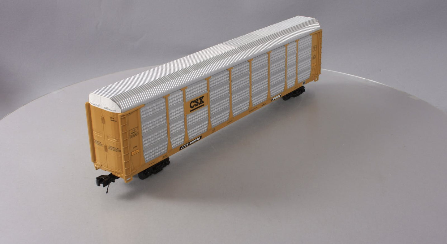 MTH 20-98798 O Gauge CSX Corrugated Auto Carrier #800046