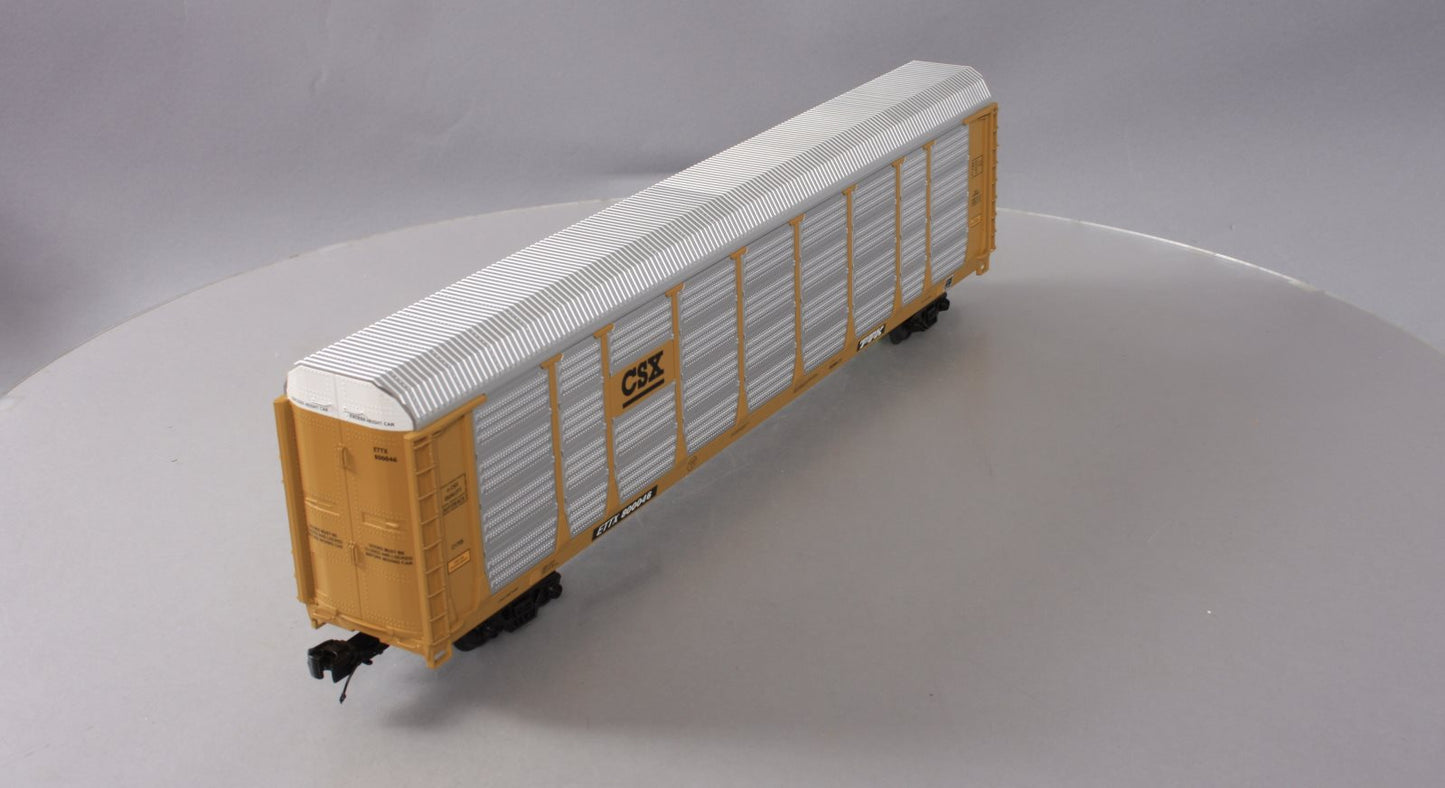 MTH 20-98798 O Gauge CSX Corrugated Auto Carrier #800046