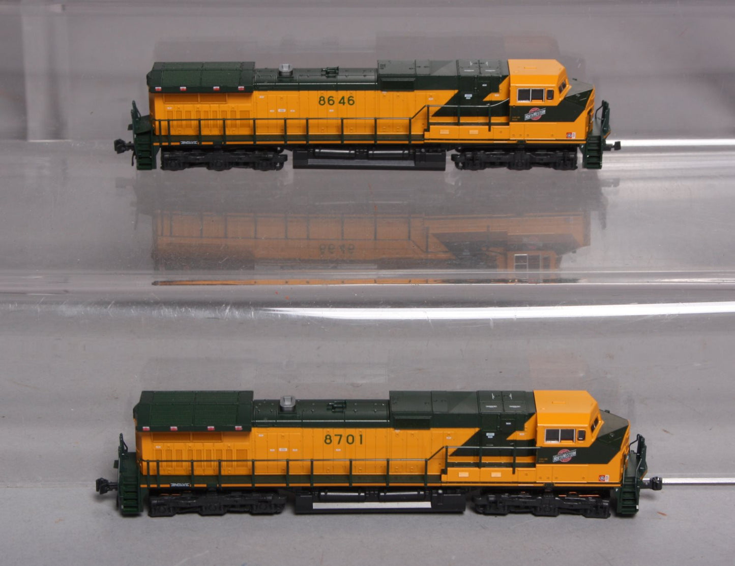 Kato 106-24511 N C&NW  C44-9W Diesel Locomotive #8646/#8702 - DCC Ready