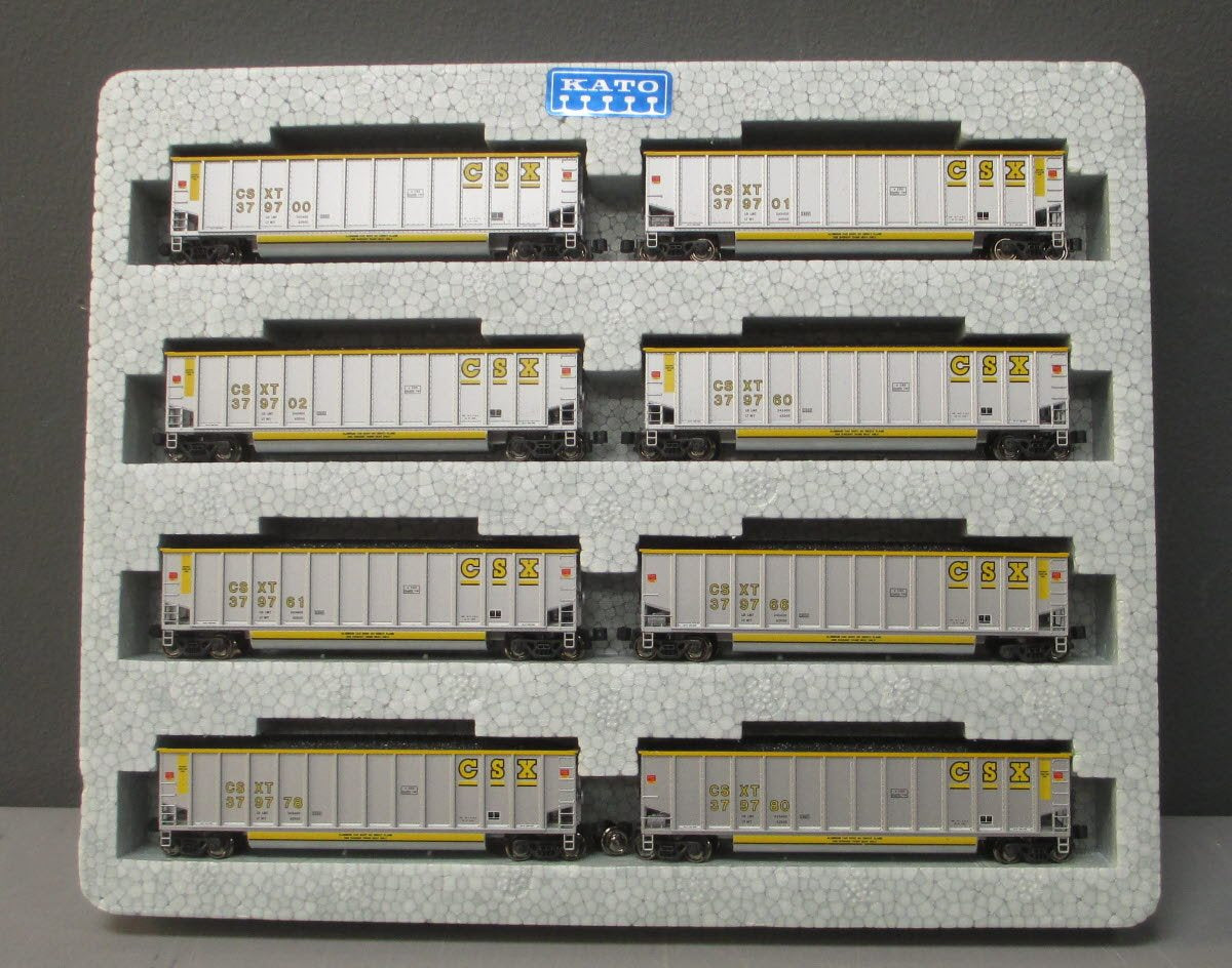 Kato 106-4620 N Scale CSX BethGon Coalporter 8-Car Set