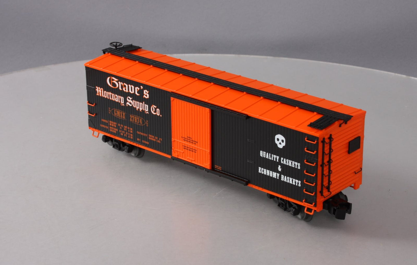 Lionel 6-27874 O Gauge Graves Mortuary Double-Sheathed Boxcar