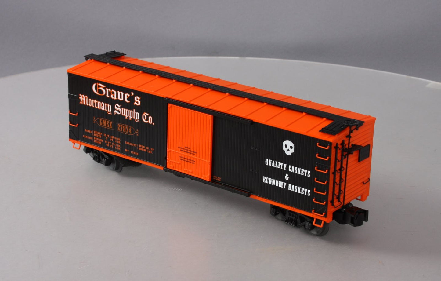 Lionel 6-27874 O Gauge Graves Mortuary Double-Sheathed Boxcar