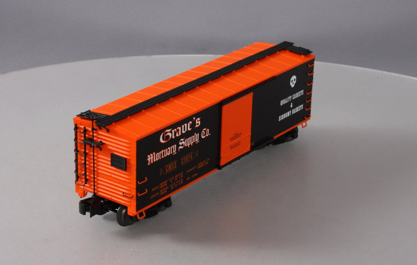 Lionel 6-27874 O Gauge Graves Mortuary Double-Sheathed Boxcar