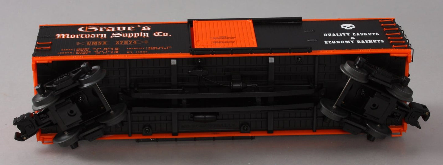 Lionel 6-27874 O Gauge Graves Mortuary Double-Sheathed Boxcar