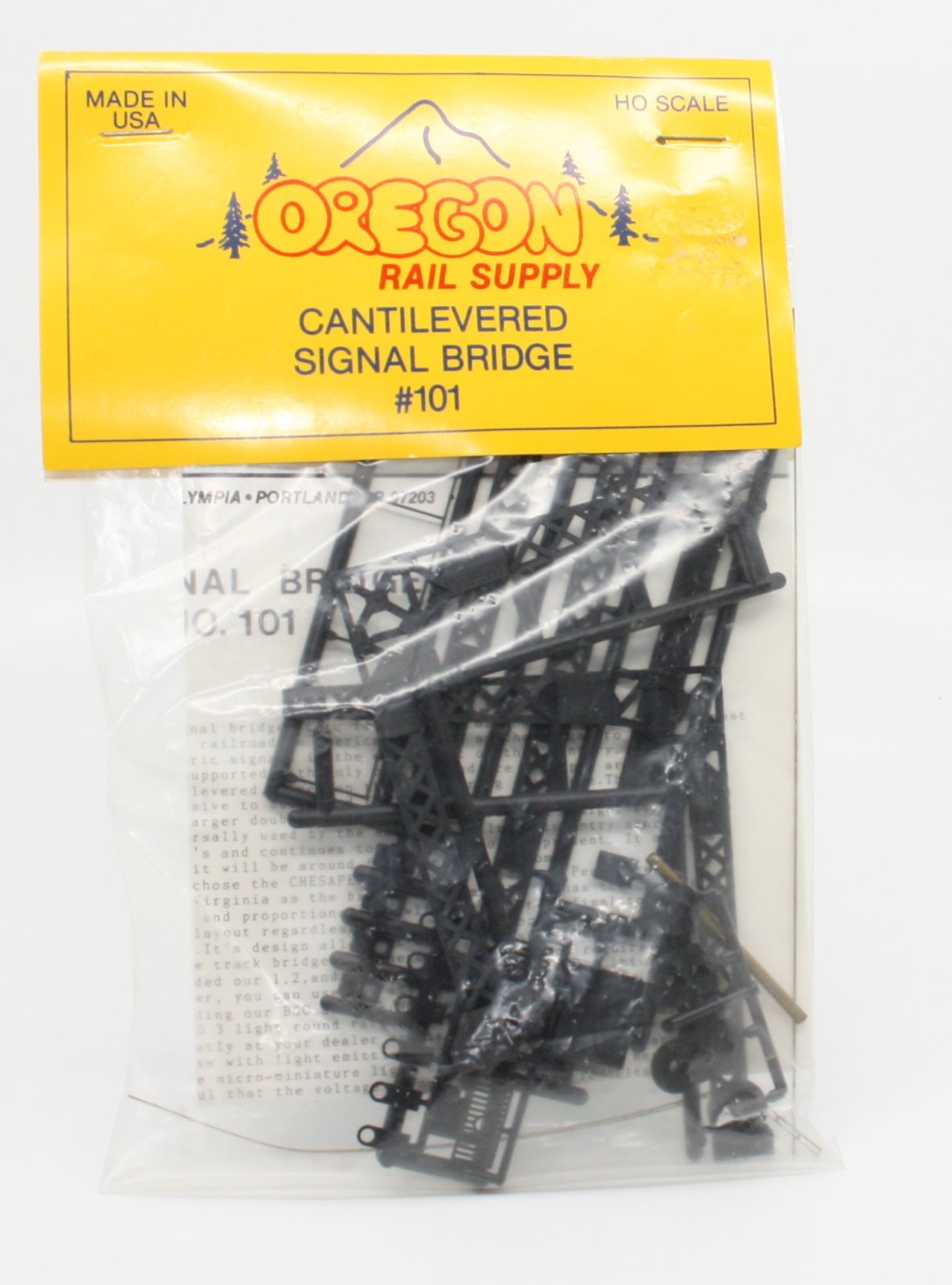 Oregon Rail Supply 101 HO Oregon Rail Supply Cantilevered Bridge Building Kit