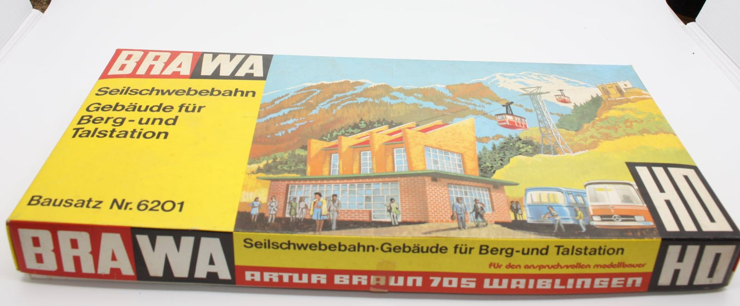 Brawa 6201 HO Cable Car Building for Mountain and Valley Station Kit