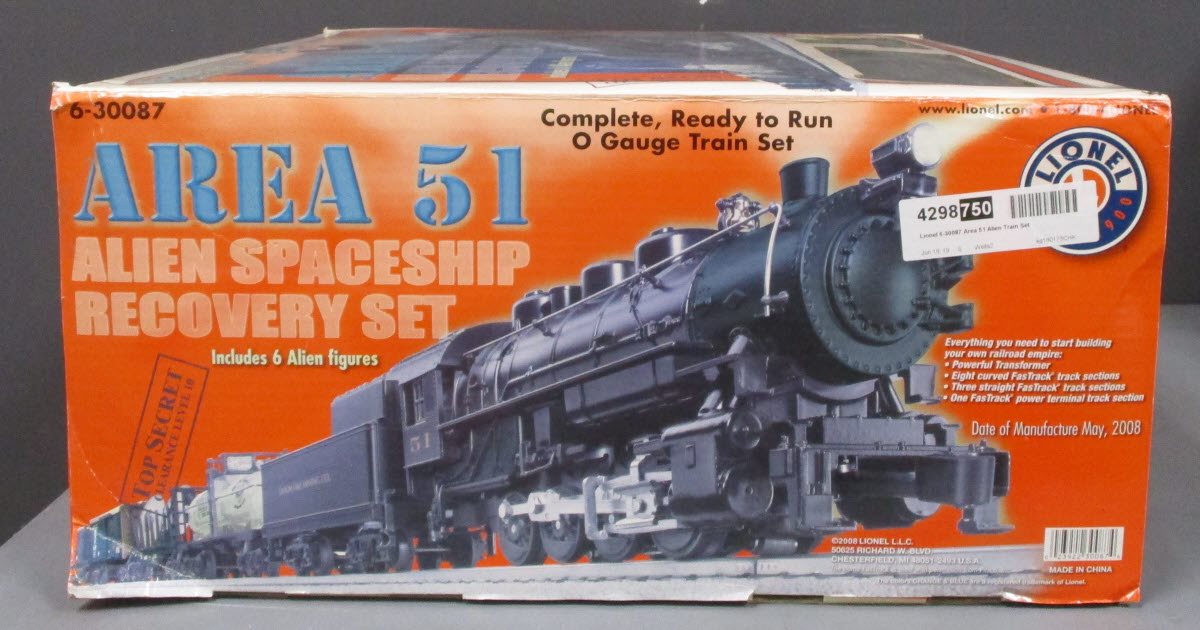 Lionel area 51 alien recovery train set on sale