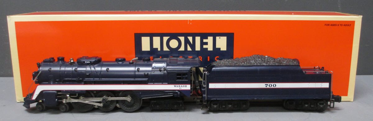 Lionel 6-18046 O Gauge Wabash Hudson 4-6-4 Steam Locomotive & Tender #700