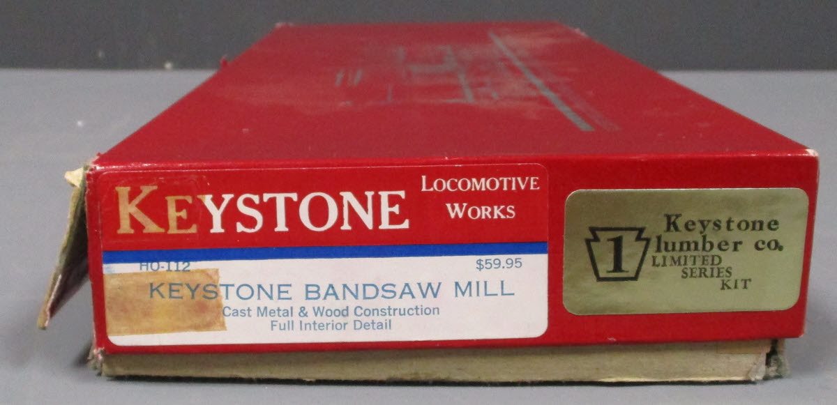 Keystone Locomotive HO-112 HO Keystone Bandsaw Mill Building Kit