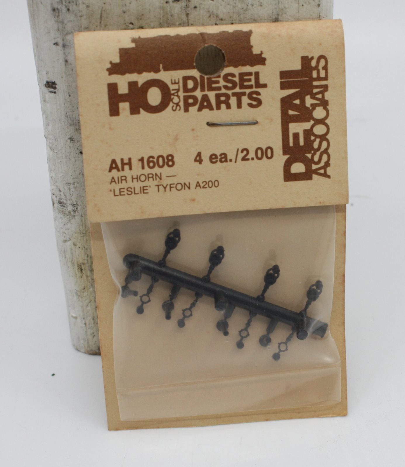 Detail Associates 1608 HO Scale Leslie Air Horn Tyfon A200 (Pack of 4)