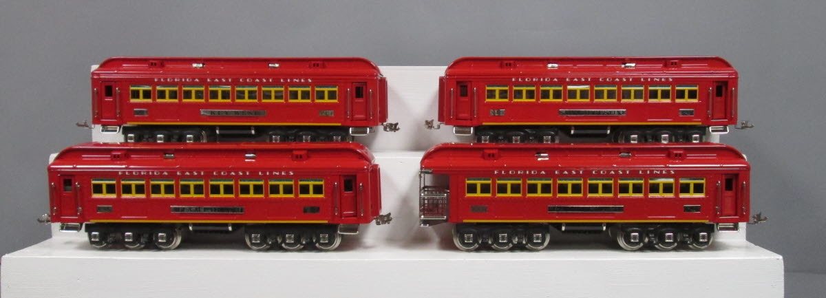 MTH 10-5064 Std Gauge Florida East Coast Stephen Girard Passenger Set (Set of 4)