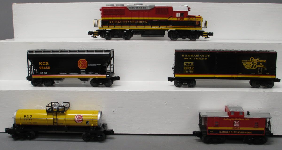 Lionel 6-30186 O KCS Southern Belle Diesel Freight Train Set