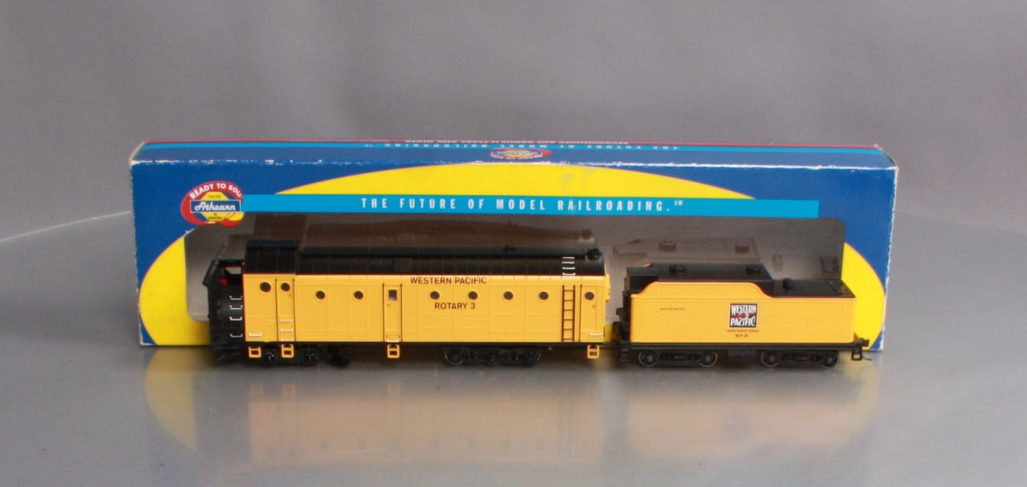 Athearn 93814 HO Scale RTR Western Pacific Rotary Snowplow & Tender