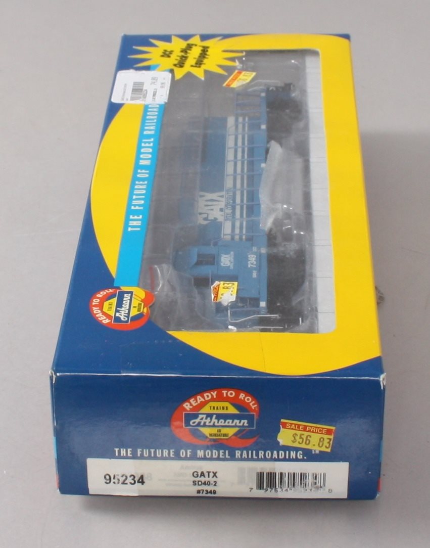 Athearn 95234 HO GATX EMD SD40-2 RTR Diesel Locomotive #7349