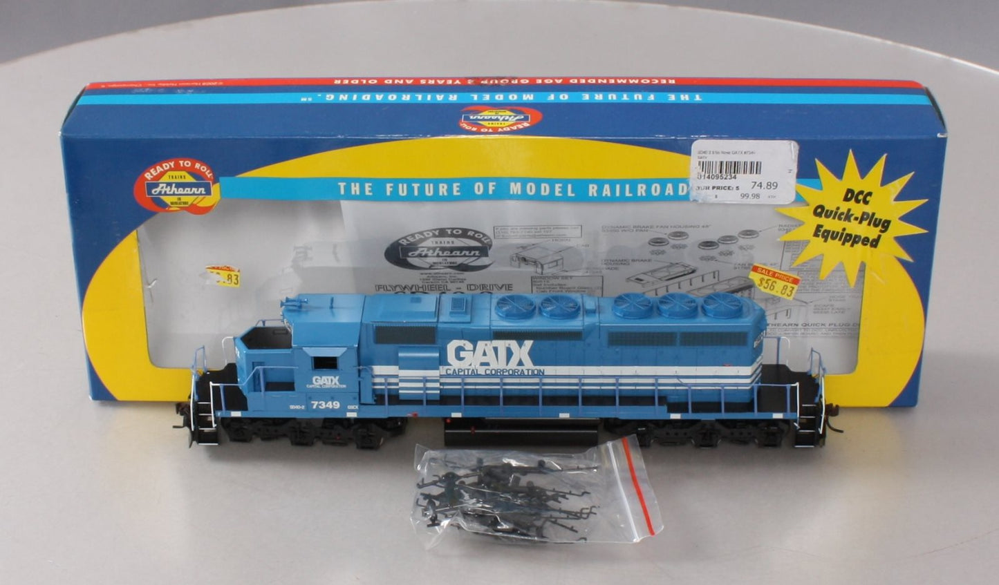 Athearn 95234 HO GATX EMD SD40-2 RTR Diesel Locomotive #7349