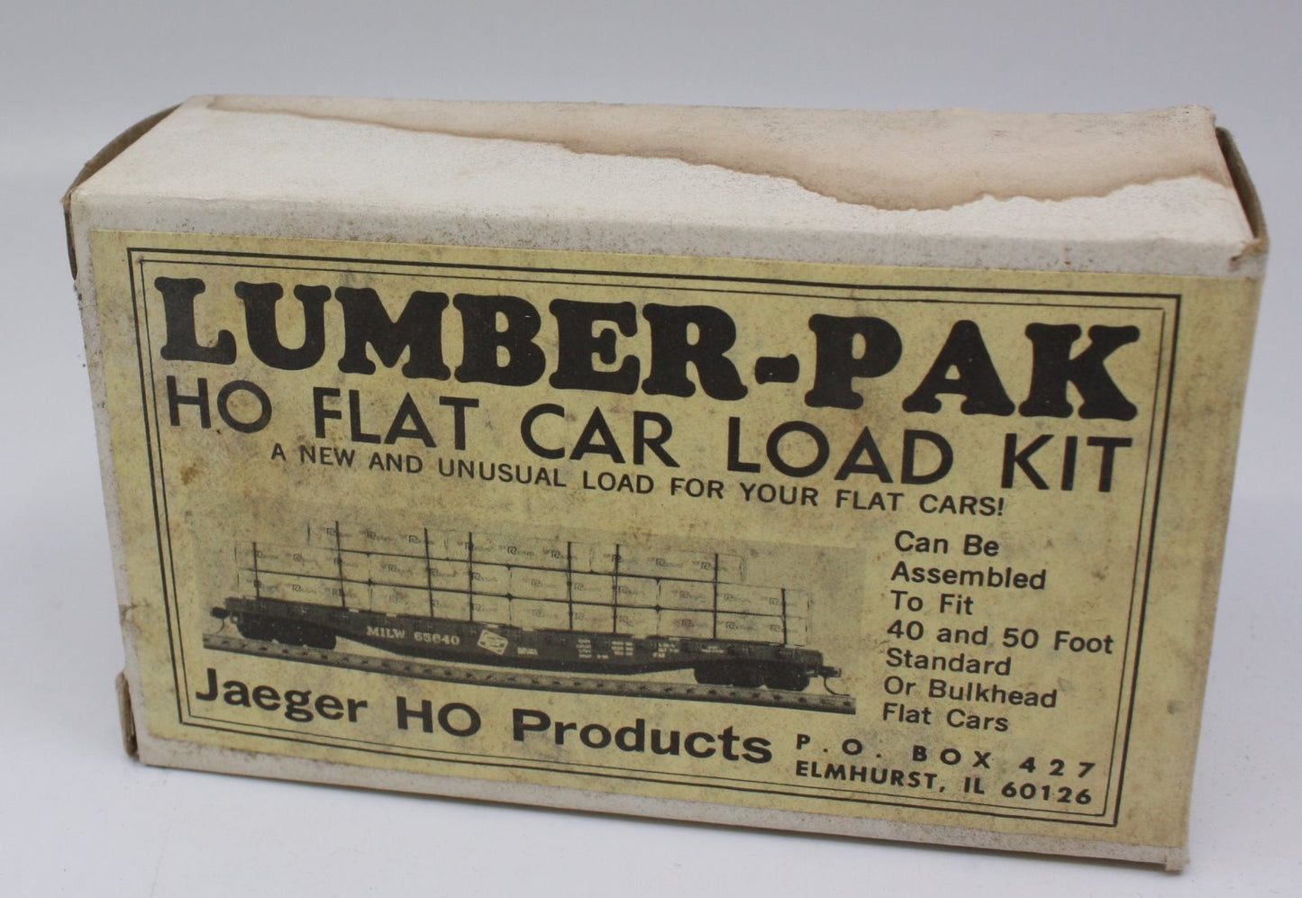 Jaeger HO Products 1100 HO St Regis  Lumber-Pak Flat Car Load Kit